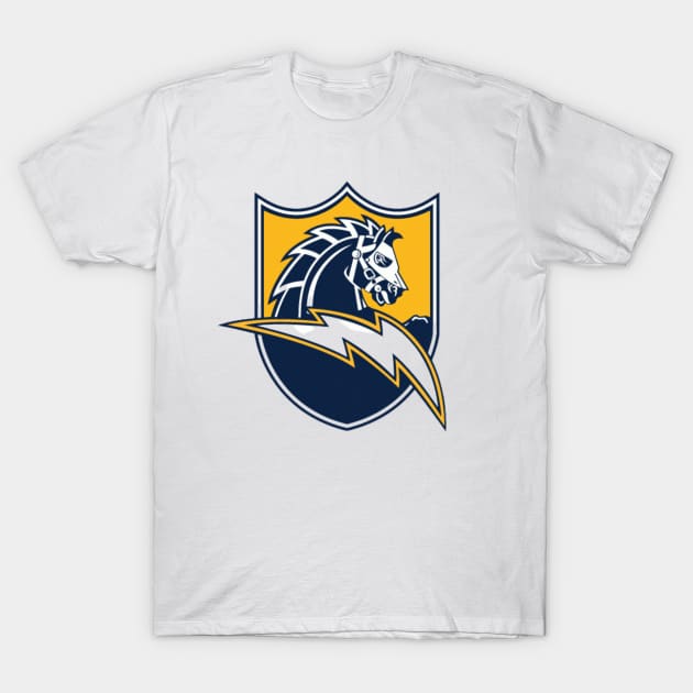 San Diego Super Chargers T-Shirt by capognad